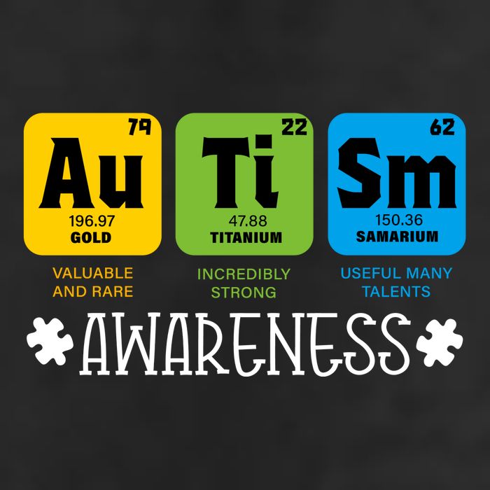 Autism Autistic Periodic Table Adult Drive Performance Visor