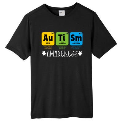 Autism Autistic Periodic Table Tall Fusion ChromaSoft Performance T-Shirt