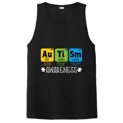 Autism Autistic Periodic Table PosiCharge Competitor Tank