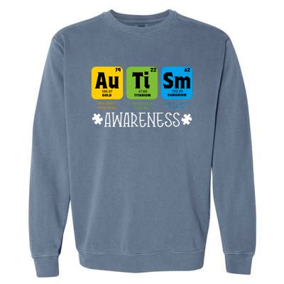 Autism Autistic Periodic Table Garment-Dyed Sweatshirt