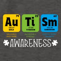 Autism Autistic Periodic Table Vector Backpack
