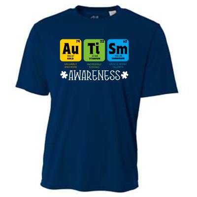 Autism Autistic Periodic Table Cooling Performance Crew T-Shirt