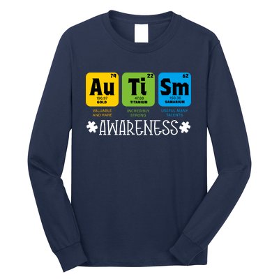 Autism Autistic Periodic Table Long Sleeve Shirt