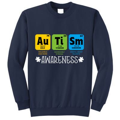 Autism Autistic Periodic Table Sweatshirt