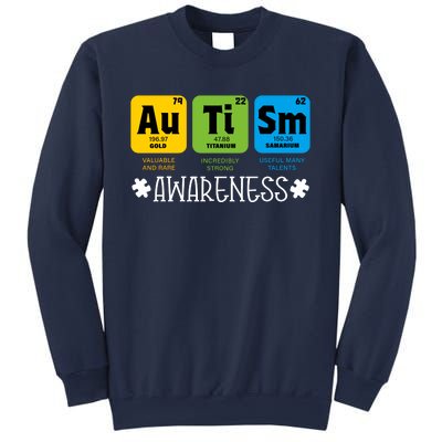 Autism Autistic Periodic Table Sweatshirt