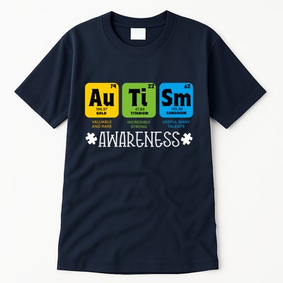 Autism Autistic Periodic Table Tall T-Shirt