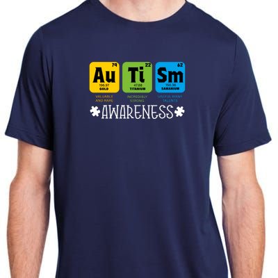 Autism Autistic Periodic Table Adult ChromaSoft Performance T-Shirt