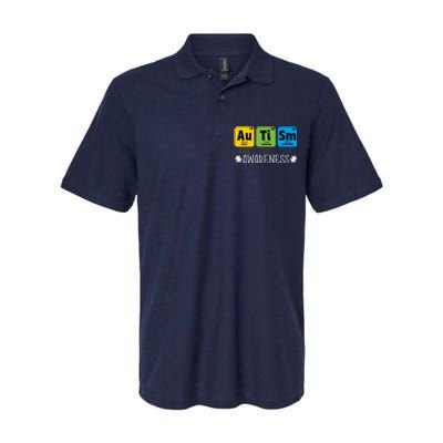 Autism Autistic Periodic Table Softstyle Adult Sport Polo