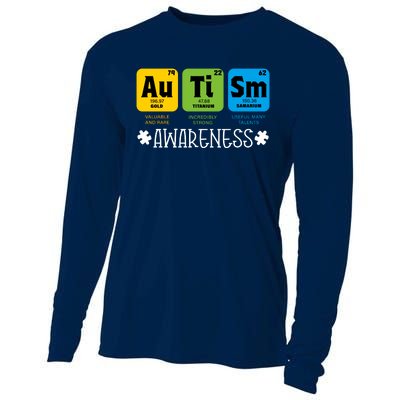 Autism Autistic Periodic Table Cooling Performance Long Sleeve Crew