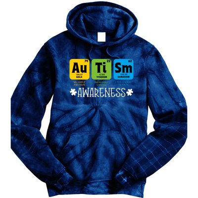 Autism Autistic Periodic Table Tie Dye Hoodie