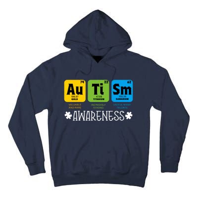 Autism Autistic Periodic Table Tall Hoodie