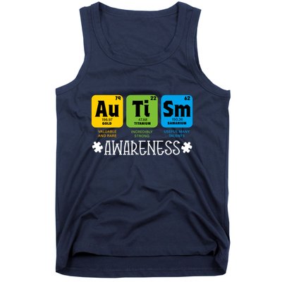 Autism Autistic Periodic Table Tank Top
