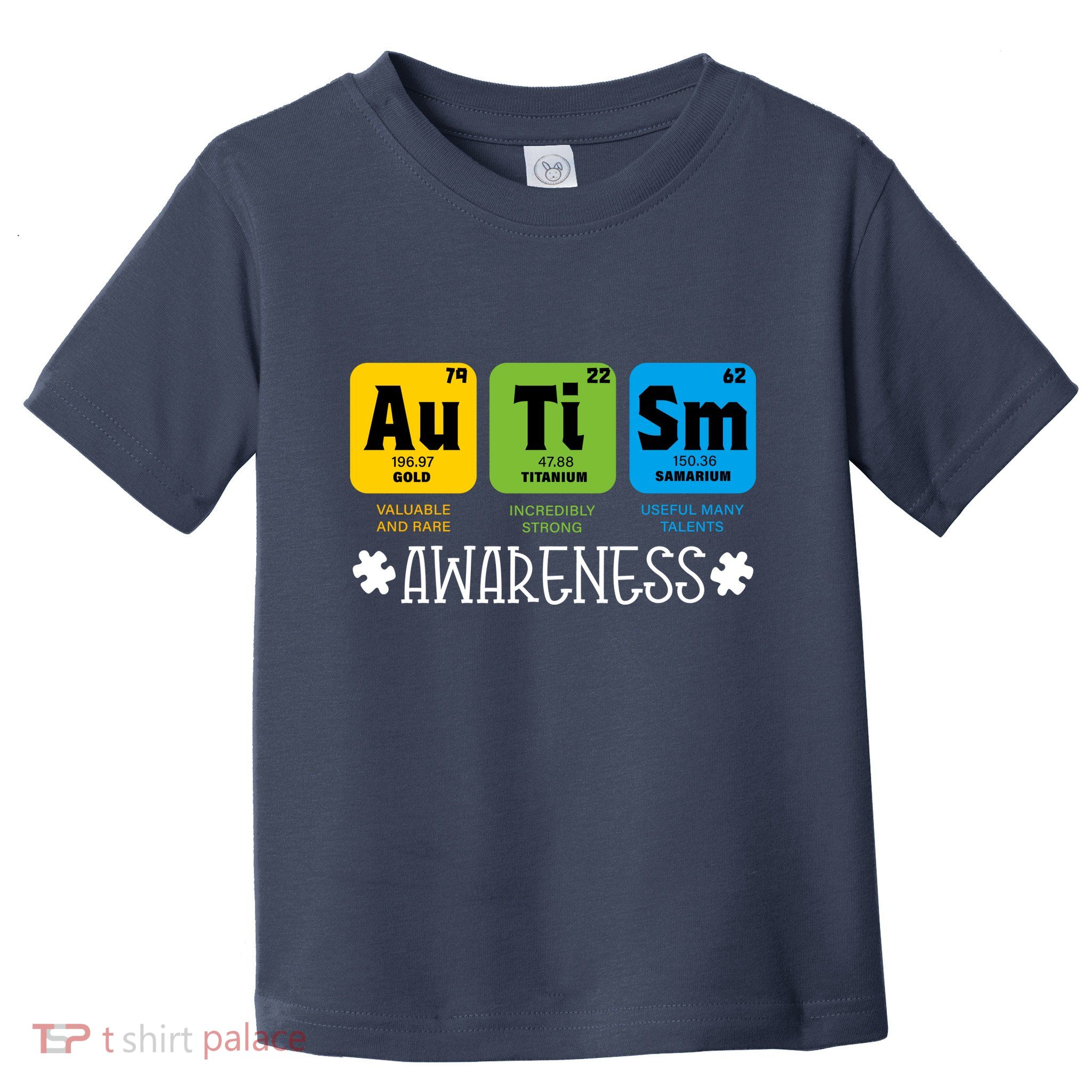 Autism Autistic Periodic Table Toddler T-Shirt