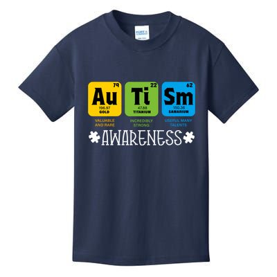 Autism Autistic Periodic Table Kids T-Shirt