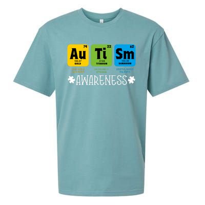 Autism Autistic Periodic Table Sueded Cloud Jersey T-Shirt