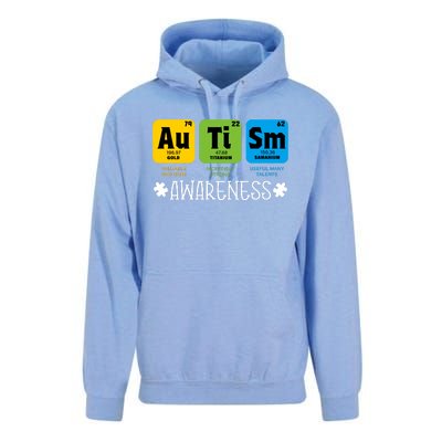 Autism Autistic Periodic Table Unisex Surf Hoodie