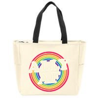Ally Af Pride Month Lgbt Rainbow Zip Tote Bag