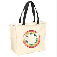 Ally Af Pride Month Lgbt Rainbow Zip Tote Bag