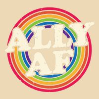 Ally Af Pride Month Lgbt Rainbow Zip Tote Bag