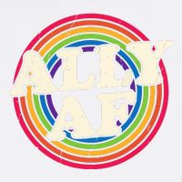 Ally Af Pride Month Lgbt Rainbow Cooling Performance Crew T-Shirt