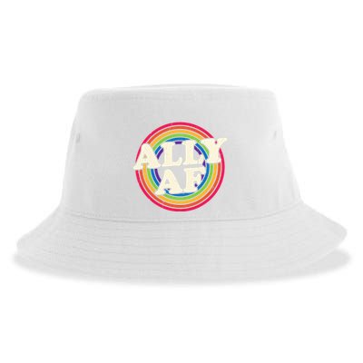 Ally Af Pride Month Lgbt Rainbow Sustainable Bucket Hat