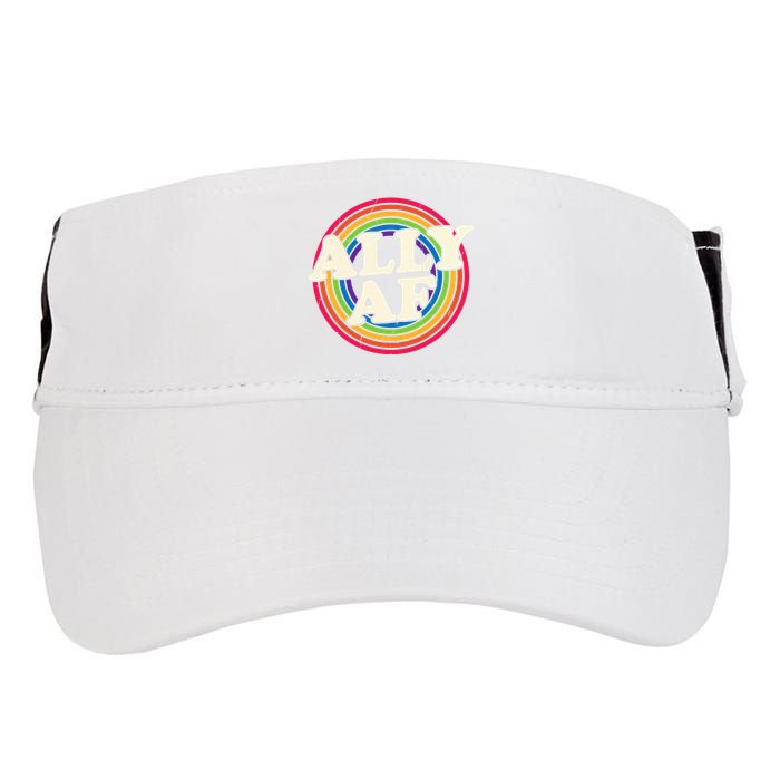 Ally Af Pride Month Lgbt Rainbow Adult Drive Performance Visor