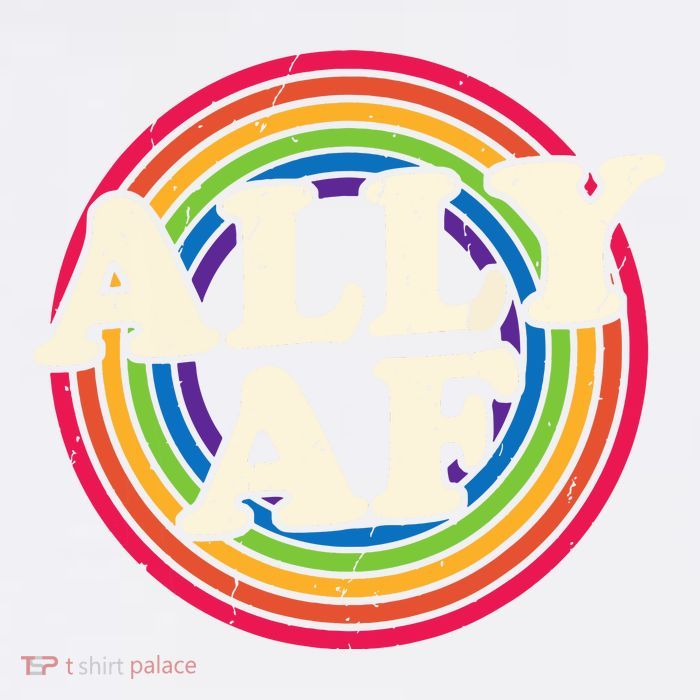 Ally Af Pride Month Lgbt Rainbow Flatbill Hat