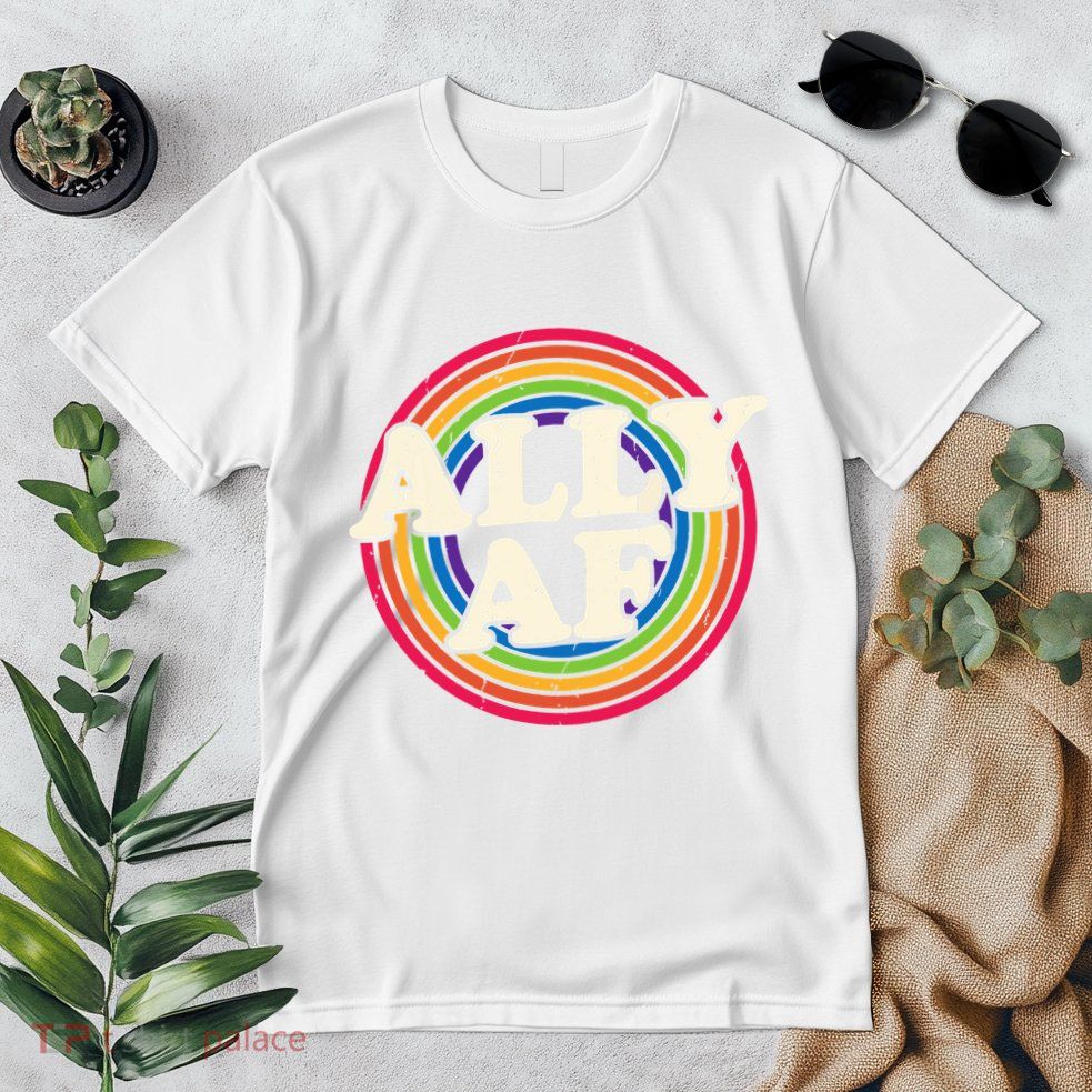 Ally Af Pride Month Lgbt Rainbow Premium T-Shirt