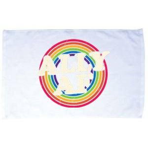 Ally Af Pride Month Lgbt Rainbow Microfiber Hand Towel