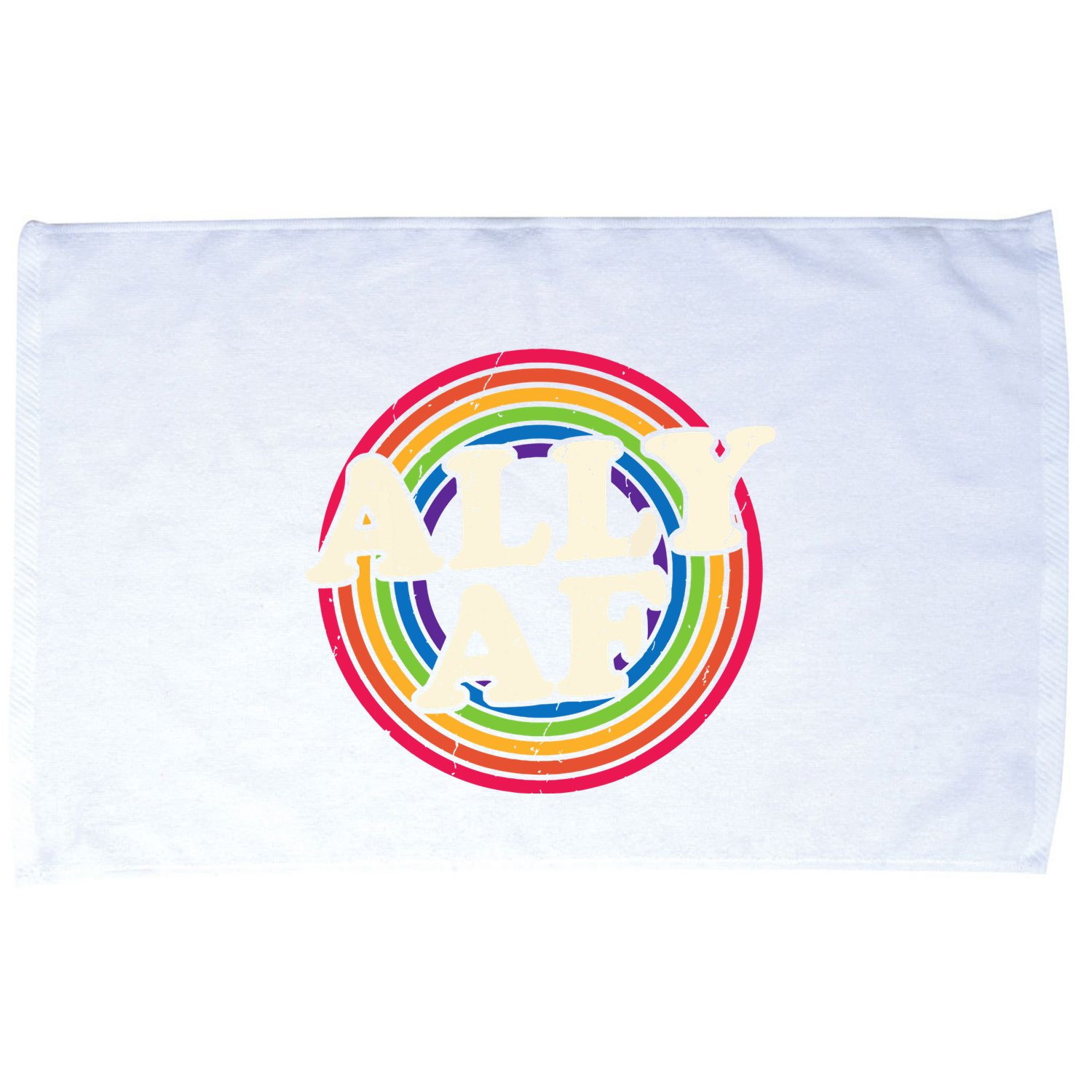 Ally Af Pride Month Lgbt Rainbow Microfiber Hand Towel