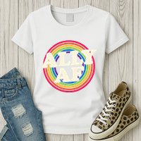 Ally Af Pride Month Lgbt Rainbow Womens T-Shirt