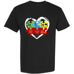 Autism Awareness Puzzle Chemical Element Funny Science Lover Garment-Dyed Heavyweight T-Shirt