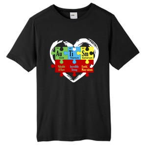 Autism Awareness Puzzle Chemical Element Funny Science Lover Tall Fusion ChromaSoft Performance T-Shirt