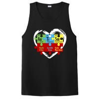 Autism Awareness Puzzle Chemical Element Funny Science Lover PosiCharge Competitor Tank