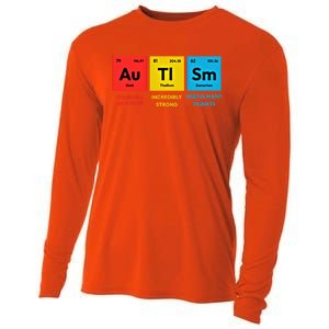 Autism Awareness Periodic Table Elet Asd Support Autistic Gift Cooling Performance Long Sleeve Crew