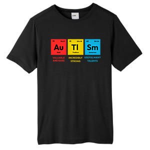 Autism Awareness Periodic Table Elet Asd Support Autistic Gift Tall Fusion ChromaSoft Performance T-Shirt