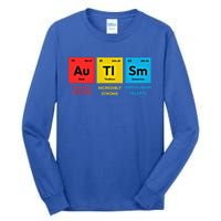 Autism Awareness Periodic Table Elet Asd Support Autistic Gift Tall Long Sleeve T-Shirt