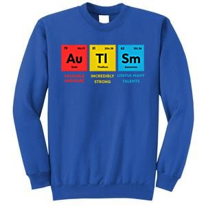 Autism Awareness Periodic Table Elet Asd Support Autistic Gift Tall Sweatshirt