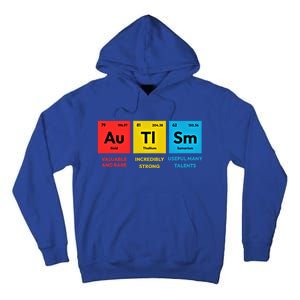 Autism Awareness Periodic Table Elet Asd Support Autistic Gift Tall Hoodie