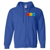 Autism Awareness Periodic Table Elet Asd Support Autistic Gift Full Zip Hoodie