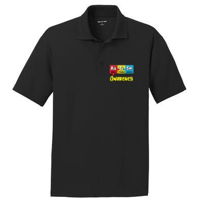 Autism Awareness Puzzle Chemical Elet Periodic Table Gift PosiCharge RacerMesh Polo