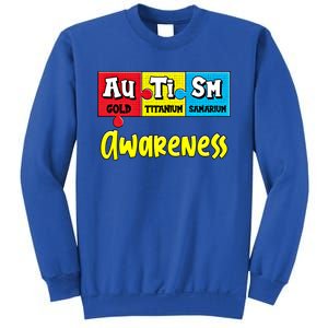 Autism Awareness Puzzle Chemical Elet Periodic Table Gift Sweatshirt