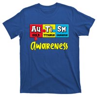 Autism Awareness Puzzle Chemical Elet Periodic Table Gift T-Shirt