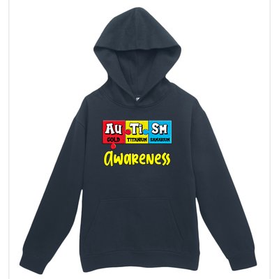 Autism Awareness Puzzle Chemical Elet Periodic Table Gift Urban Pullover Hoodie