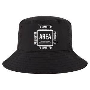 Area And Perimeter Math Teacher Mathematics Funny Math Cool Comfort Performance Bucket Hat