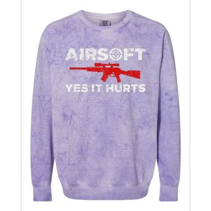 Airsoft Art Paintball Combat Sport Colorblast Crewneck Sweatshirt