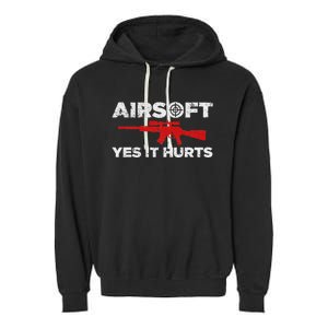 Airsoft Art Paintball Combat Sport Garment-Dyed Fleece Hoodie