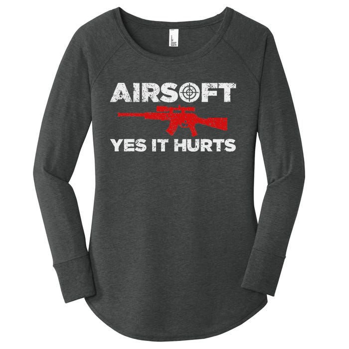 Airsoft Art Paintball Combat Sport Women's Perfect Tri Tunic Long Sleeve Shirt