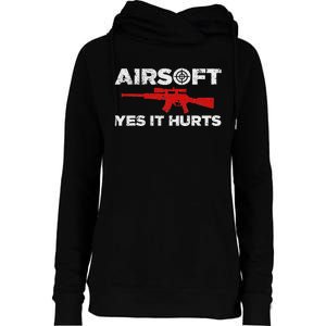 Airsoft Art Paintball Combat Sport Womens Funnel Neck Pullover Hood