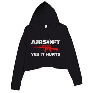 Airsoft Art Paintball Combat Sport Crop Fleece Hoodie